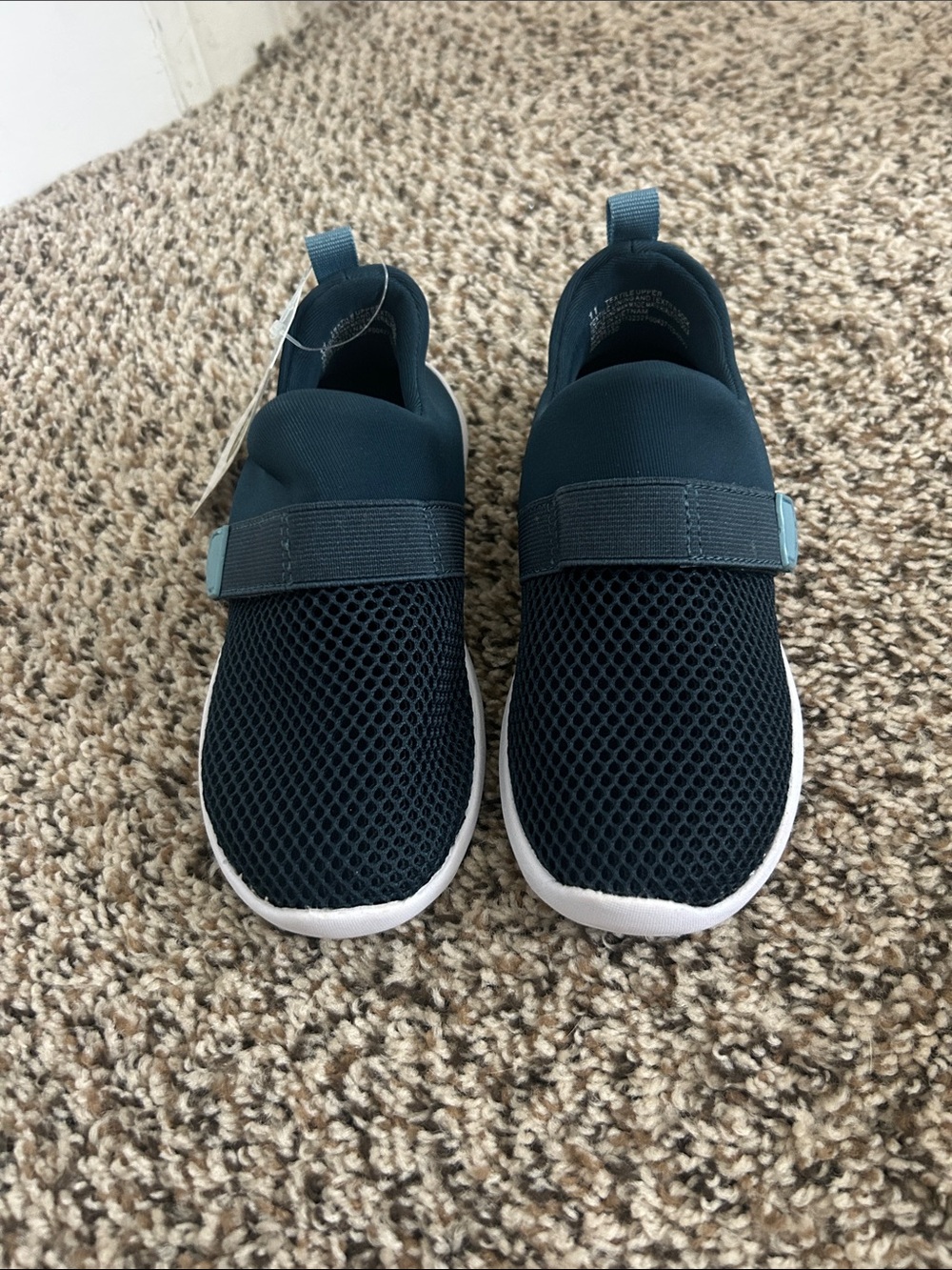 Cat & Jack Kids Slip-On Mesh Sneakers in Teal Blue